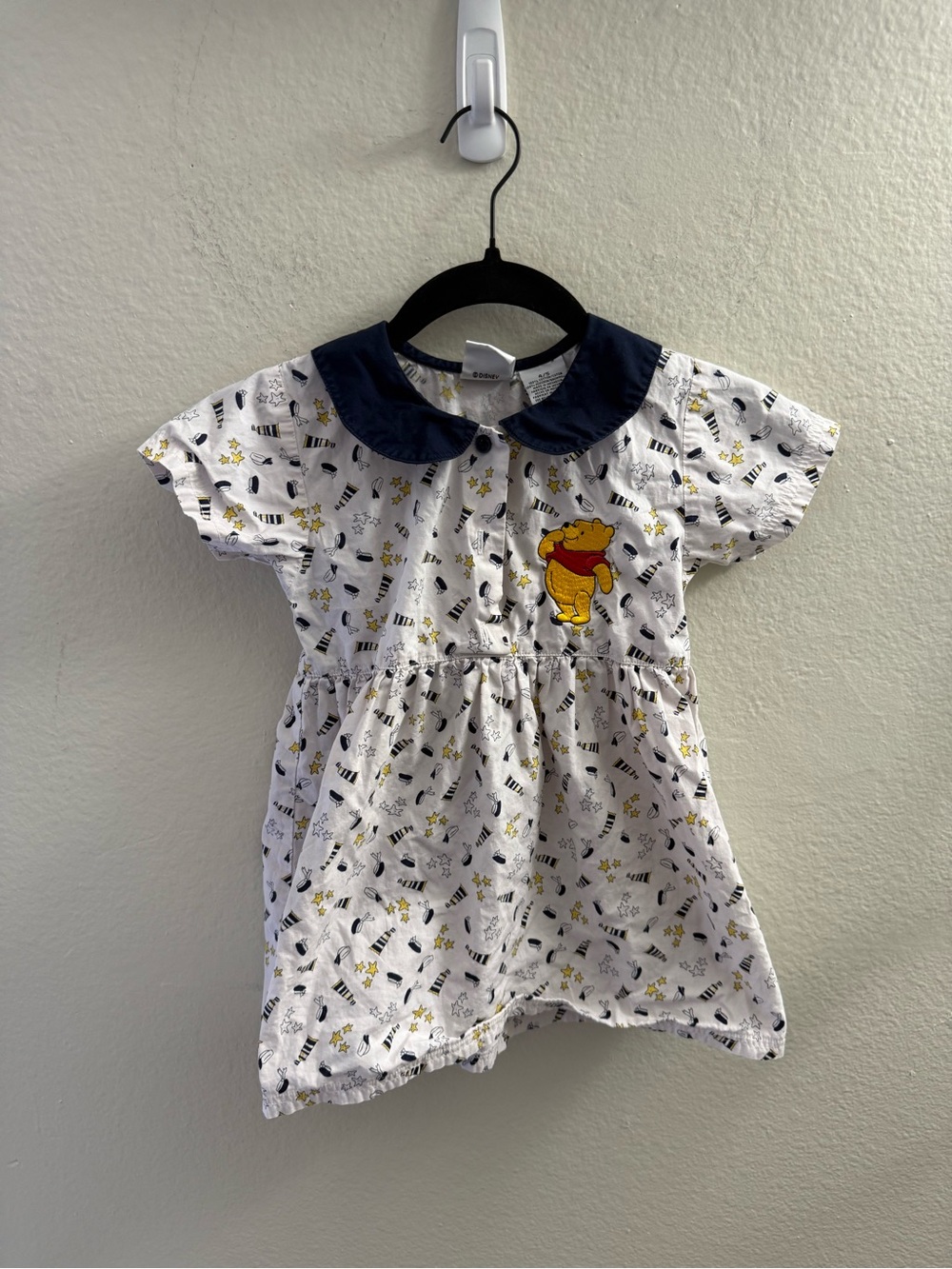 Vintage Disney Store Pooh By The Sea Nautical Dress Size 4/5 Summer Spring